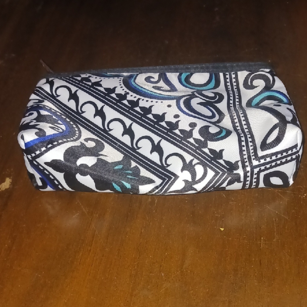Modella Black and Blue Patterned Bag